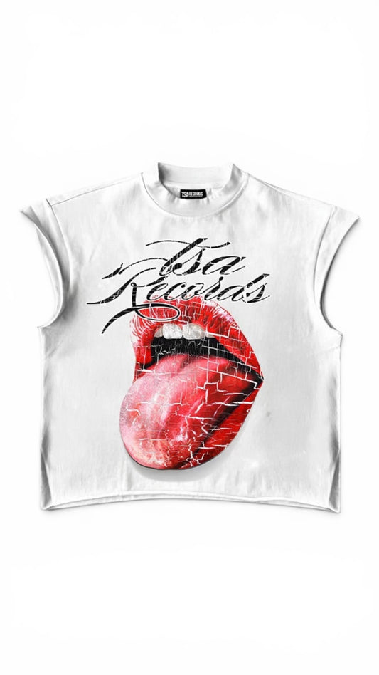 ''TONGUE'' SLEEVLESS